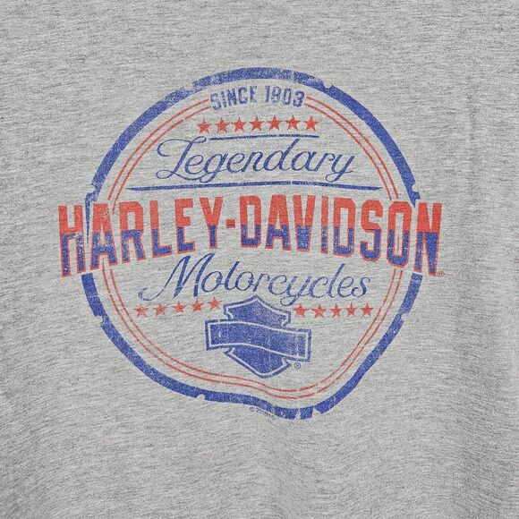 Harley Davidson Shirt Womens Small Gray Alcatraz San Francisco Graphic Tee S - Picture 2 of 10